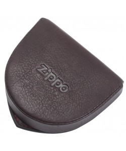 Zippo Leather Coin Pouch Brown