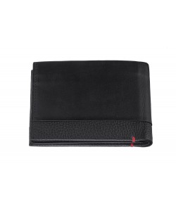 Zippo Nappa Tri-Fold Wallet Black