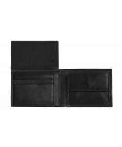 Zippo Nappa Tri-Fold Wallet Black