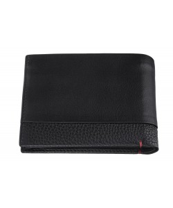 Zippo Nappa Tri-Fold Wallet Black