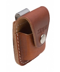 Zippo Lighter Pouch with Clip-Brown