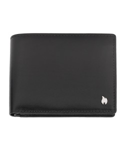 ZIPPO SIGNATURE КОЖАНЫЙ КОШЕЛЕК TRI-FOLD С ОТДЕЛЕНИЕМ ДЛЯ МОНЕТ, Черный