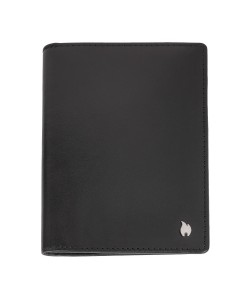 ZIPPO SIGNATURE TRAVEL КОЖАНЫЙ ДОРОЖНЫЙ ЧЕХОЛ BI-FOLD ДЛЯ ПАСПОРТА, Черный