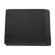 ZIPPO CARBON RANGE КОЖАНЫЙ КОШЕЛЕК TRI-FOLD С ОТДЕЛЕНИЕМ ДЛЯ МОНЕТ, Черный
