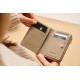 ZIPPO SIGNATURE MEDIUM КОЖАНЫЙ ЖЕНСКИЙ КОШЕЛЕК НА МОЛНИИ, Taupe