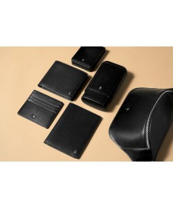 ZIPPO SIGNATURE КОЖАНЫЙ КОШЕЛЕК TRI-FOLD С ОТДЕЛЕНИЕМ ДЛЯ МОНЕТ, Черный