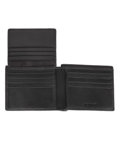 ZIPPO SIGNATURE КОЖАНЫЙ КОШЕЛЕК TRI-FOLD, Черный