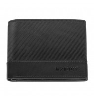 ZIPPO CARBON RANGE ĀDAS MAKS, Melns