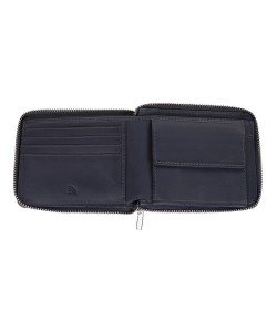 ZIPPO ZIPPER WALLET WITH REMOVABLE CARD HOLDER, Navy Blue