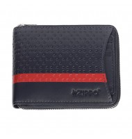 ZIPPO КОЖАНЫЙ КОШЕЛЕК СО СЪЕМНЫМ ДЕРЖАТЕЛЕМ ДЛЯ КАРТ, Navy Blue