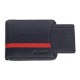 ZIPPO ZIPPER WALLET WITH REMOVABLE CARD HOLDER, Navy Blue