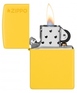 Zippo Lighter 46019ZL Classic Sunflower Zippo Logo