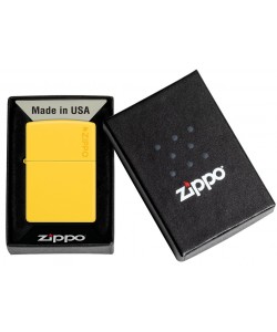 Zippo Lighter 46019ZL Classic Sunflower Zippo Logo