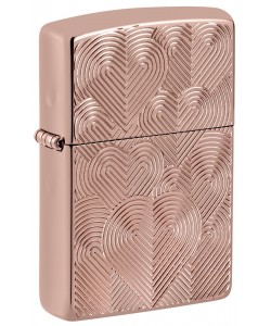 Zippo Lighter 48919 Armor® Hearts Design