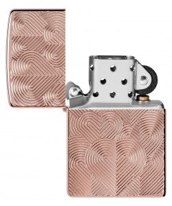 Zippo Lighter 48919 Armor® Hearts Design