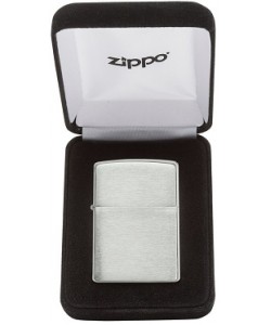 Zippo Lighter 13 Brushed Sterling Silver