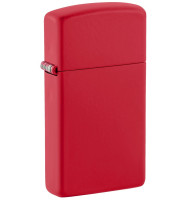 Zippo Lighter 1633 Slim® Red Matte Zippo Lighter 1633 Slim® Red Matte