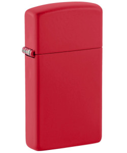 Zippo Lighter 1633 Slim® Red Matte Zippo Lighter 1633 Slim® Red Matte