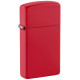 Zippo Lighter 1633 Slim® Red Matte Zippo Lighter 1633 Slim® Red Matte