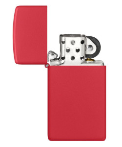 Zippo Lighter 1633 Slim® Red Matte Zippo Lighter 1633 Slim® Red Matte