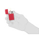Zippo Lighter 1633 Slim® Red Matte Zippo Lighter 1633 Slim® Red Matte