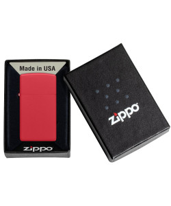Zippo Lighter 1633 Slim® Red Matte Zippo Lighter 1633 Slim® Red Matte