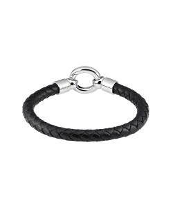 Zippo Leather Bracelet With O Ring 20 cm