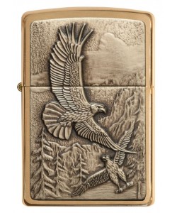 Zippo Lighter 20854 Soaring Eagles