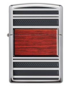 Zippo Lighter 28676 Pipe Wood Design