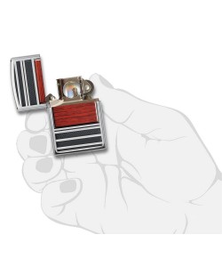 Zippo Lighter 28676 Pipe Wood Design