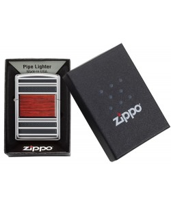 Zippo Lighter 28676 Pipe Wood Design