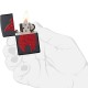 Zippo Lighter 29106 Zippo Bling Flame Emblem