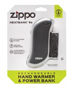 Zippo HeatBank® 9s Rechargeable Hand Warmer Black