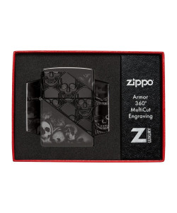 Zippo Lighter  46751 Armor® Skull Collage Design