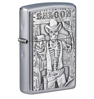 Зажигалка Zippo 49298 Saloon Skull Emblem