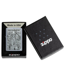Зажигалка Zippo 49298 Saloon Skull Emblem Зажигалка Zippo 49298 Saloon Skull Emblem