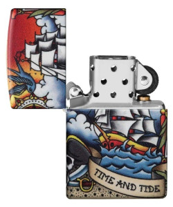 Зажигалка Zippo 49532 Nautical Tattoo Design Зажигалка Zippo 49532 Nautical Tattoo Design
