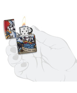 Зажигалка Zippo 49532 Nautical Tattoo Design Зажигалка Zippo 49532 Nautical Tattoo Design