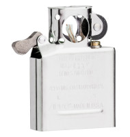 Klasiskais Ieliktnis ar dzeltenu liesmu Zippo šķiltavām, pīpēm, Stainless Steel