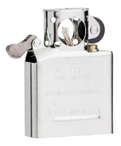 Klasiskais Ieliktnis ar dzeltenu liesmu Zippo šķiltavām, pīpēm, Stainless Steel