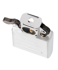 Klasiskais Ieliktnis ar dzeltenu liesmu Zippo šķiltavām, pīpēm, Stainless Steel