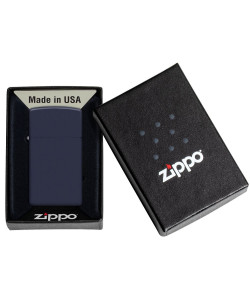 Zippo Lighter 1639 Slim® Navy Blue Matte Zippo Lighter 1639 Slim® Navy Blue Matte