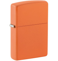 Zippo Lighter 231 Orange Matte Zippo Lighter 231 Orange Matte