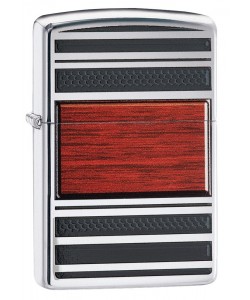 Zippo Lighter 28676 Pipe Wood Design