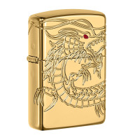 Zippo šķiltavas 29265 Armor® gold plated Asian Dragon Zippo šķiltavas 29265 Armor® gold plated Asian Dragon