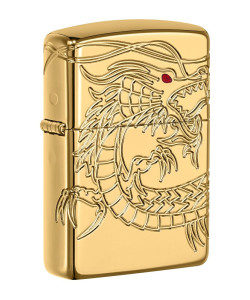 Zippo šķiltavas 29265 Armor® gold plated Asian Dragon Zippo šķiltavas 29265 Armor® gold plated Asian Dragon