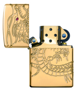 Зажигалка Zippo 29265 Armor® gold plated Asian Dragon Зажигалка Zippo 29265 Armor® gold plated Asian Dragon