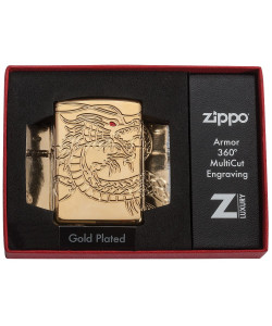 Зажигалка Zippo 29265 Armor® gold plated Asian Dragon Зажигалка Zippo 29265 Armor® gold plated Asian Dragon