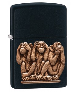 Zippo Lighter 29409 Three Monkeys