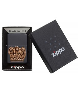 Zippo Lighter 29409 Three Monkeys